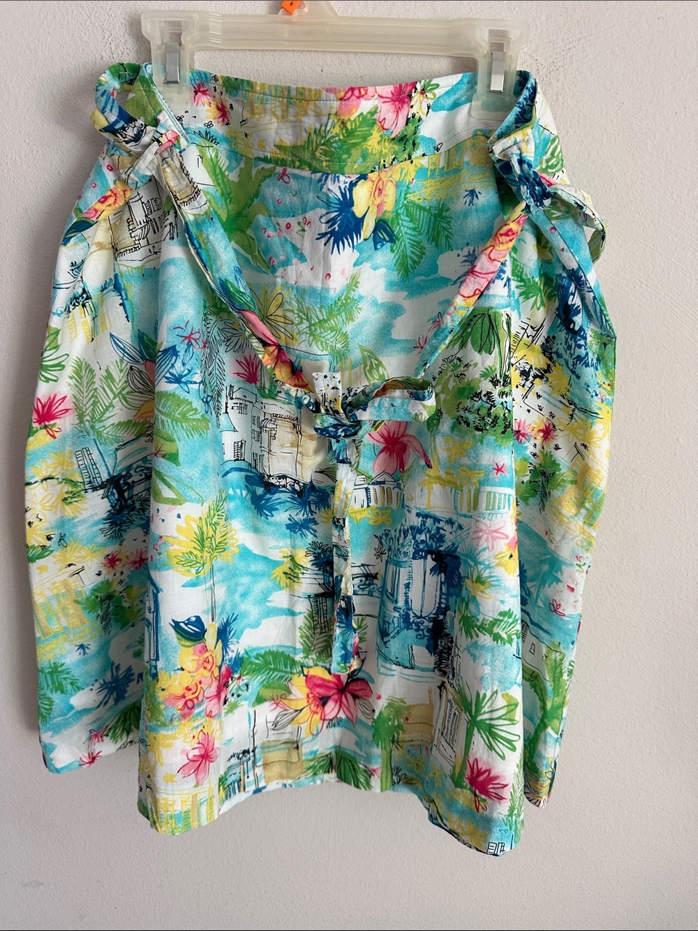 George Tropical Print Mini Skirt - 16